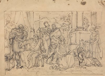 Cena de Timon de Atenas de Robert Smirke