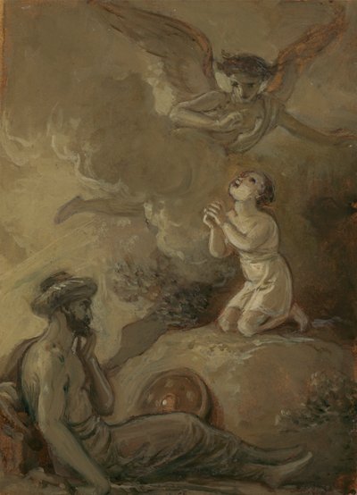 Cenas de um romance oriental [Noites Árabes] de Robert Smirke