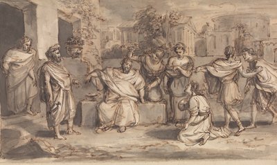 Skech para Timon de Atenas de Robert Smirke
