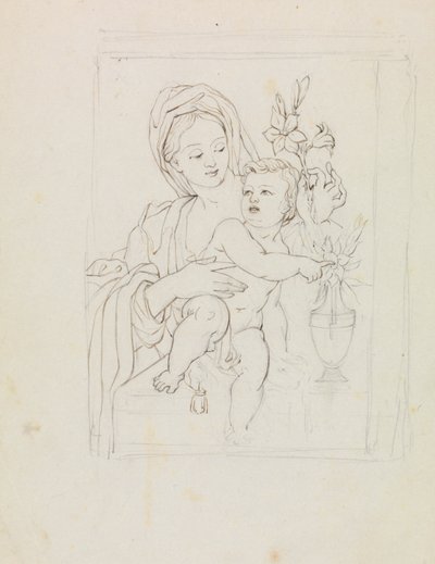 Estudo de uma Mulher e de uma Criança de Robert Smirke