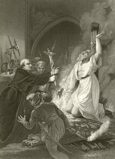 O martírio do arcebispo Cranmer de Robert Smirke