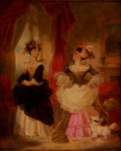Os Rivais, c1827 de Robert Smirke