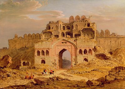 Dentro da entrada principal do Purana Qila, Delhi de Robert Smith