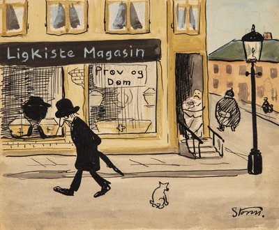 Revista caixão de Robert Storm Petersen