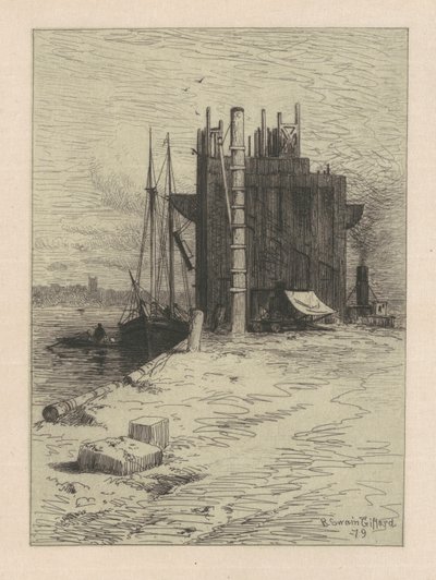 Bolsos de carvão em New Bedford de Robert Swain Gifford