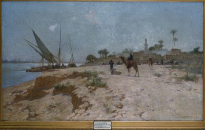 Aldeia no Nilo de Robert Talbot Kelly