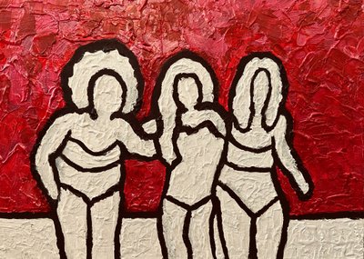 Três Mulheres de Vermelho de Robert Thirtle