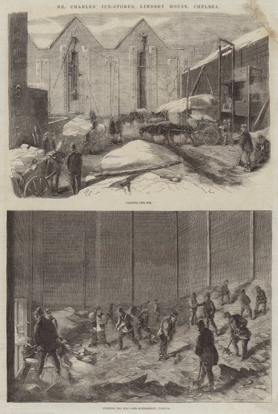 Mr Charles &39;Ice-Stores, Lindsey House, Chelsea de Robert Thomas Landells