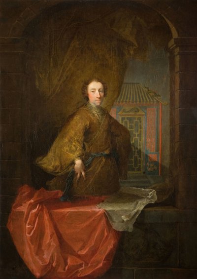 Retrato de Richard Dicky Bateman, 1741. de Robert Tournieres