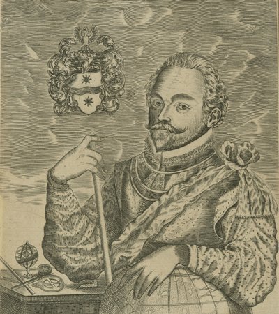 Retrato de Sir Francis Drake, 1628. de Robert Vaughan