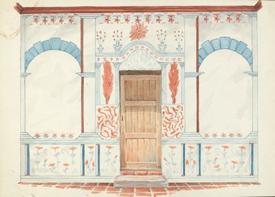Desenho de restauração de Robert W.R. Taylor