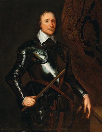 Retrato de Oliver Cromwell 1599-1698. de Robert Walker