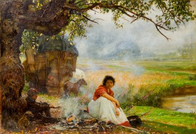 Menina cigana de Robert Walker Macbeth