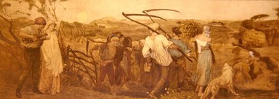 Harvest Moon, c.1883 (gravura colorida à mão sobre papel) de Robert Walker Macbeth