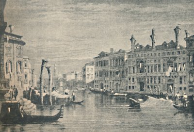 Palazzo Mocenigo, 1830, 1925. de Robert Wallis