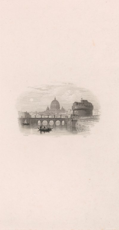 Roma, Castelo de Santo Ângelo (vinheta) de Robert Wallis