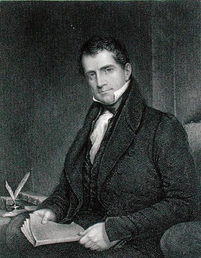 Theodoric Romeyn Beck (1791-1855) gravado por John Francis Eugene Prud