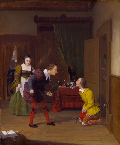 As Alegres Mulheres de Windsor: Dr. Caius, Simple e Dame Quickly de Robert Walter Weir