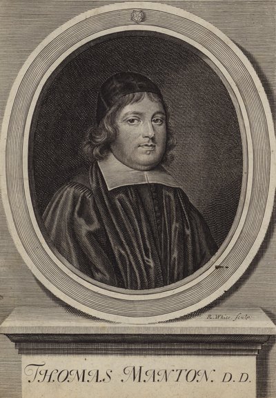 Thomas Manton, clérigo puritano inglês (gravura) de Robert White