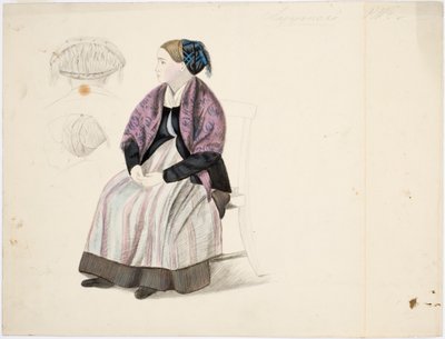 Mulher camponesa de Lappvesi de Robert Wilhelm Ekman
