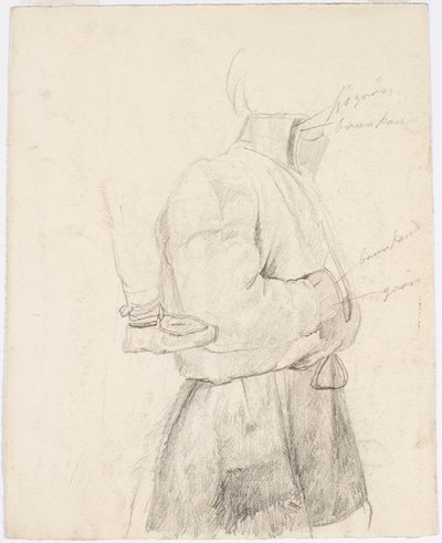 Ensaio geral, sapato de couro à esquerda de Robert Wilhelm Ekman