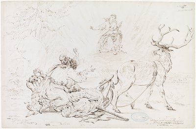 Väinämöinen e a Donzela de Pohjola de Robert Wilhelm Ekman
