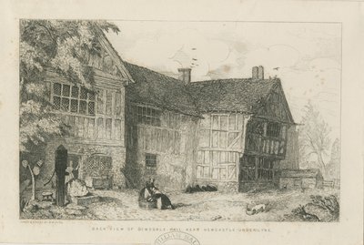 Antigo salão de Dimsdale: gravura, s - a [ C 1870] de Robert William Buss