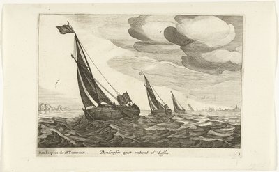 Damloopers
Damloopers groot omtrent 16 Last / Damloopers de 16 Tonneaux (título sobre o objecto)
Tipos de navios holandeses, 1627 (título da série)
Navires Diversos Don ton se sert dans les Provinces Unies / Icones Variarum Navium Hollandicarum quarum u de Robert de Baudous (possibly)