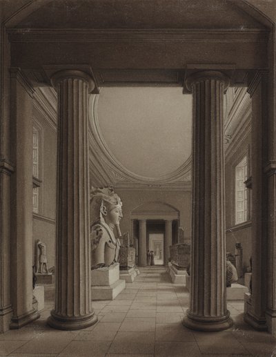 Museu Britânico, c.1840 de Robert the Younger Havell