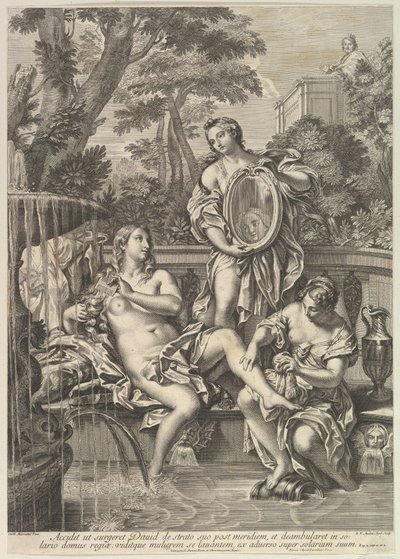 Davi e Bate-Seba, 1680-1743. de Robert van Audenaerde