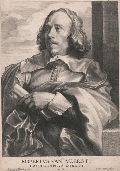Robertus van Voerst, Calcographus Londini de Robert van Voerst