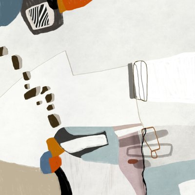Formas abstratas modernas de Roberto Moro
