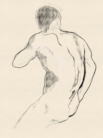 Estudo de uma figura masculina poderosa de Roberto Moro