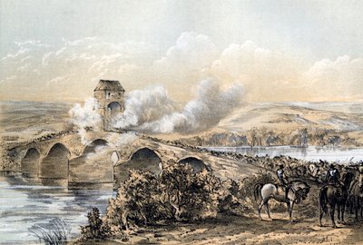 A batalha da ponte de Bothwell, século 1679. de Robertson