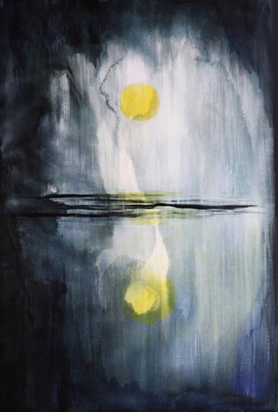 Reflexo da Lua Amarela de RodMacIver