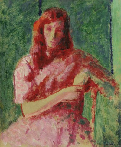 Uma rapariga triste (a senhora vermelha) de Roderic OConor