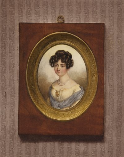Retrato de uma mulher desconhecida de Rodolphe Bell