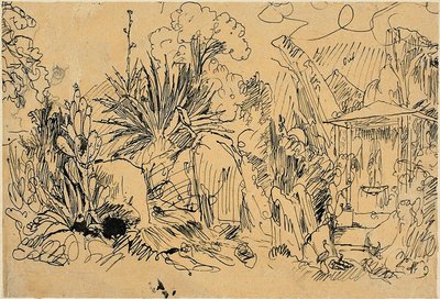 Aldeia africana de Rodolphe Bresdin