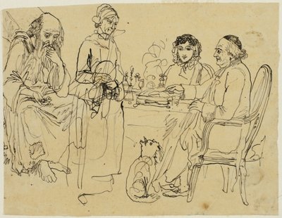 Esmolas aos pobres de Rodolphe Bresdin
