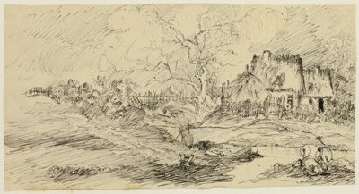 Paisagem rural de Rodolphe Bresdin