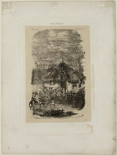 Farm Cottage, da Revue Fantaisiste de Rodolphe Bresdin