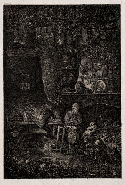 Flamengo Interior, 1856. de Rodolphe Bresdin