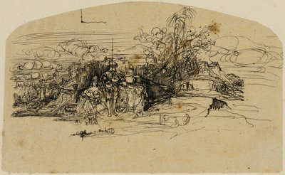 Descansar com o guarda de Rodolphe Bresdin