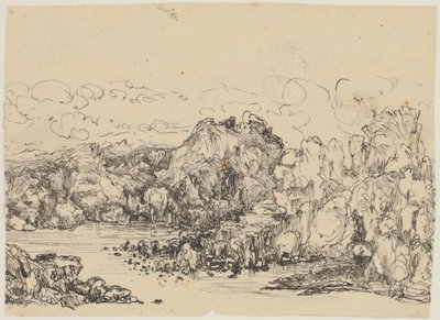 Rochas à beira-mar de Rodolphe Bresdin