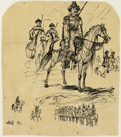 Cavalaria russa de Rodolphe Bresdin