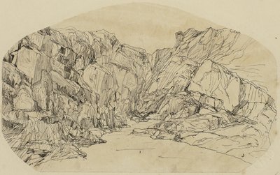Vapor num desfiladeiro de Rodolphe Bresdin