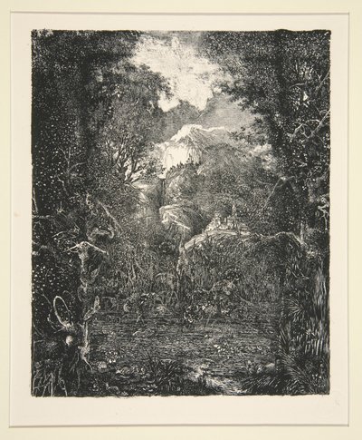 A cidade além do pântano (La Ville derri?re la marecage) de Rodolphe Bresdin