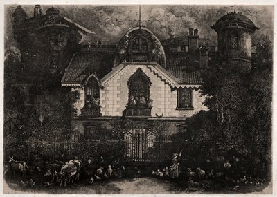 A Casa Encantada, 1871. de Rodolphe Bresdin