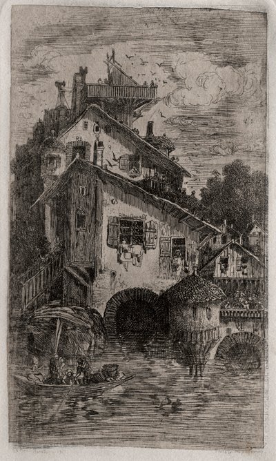 O Moinho, 1866. de Rodolphe Bresdin