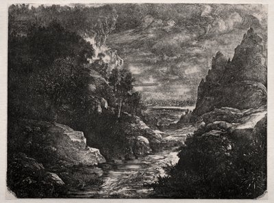 O córrego da montanha de Rodolphe Bresdin